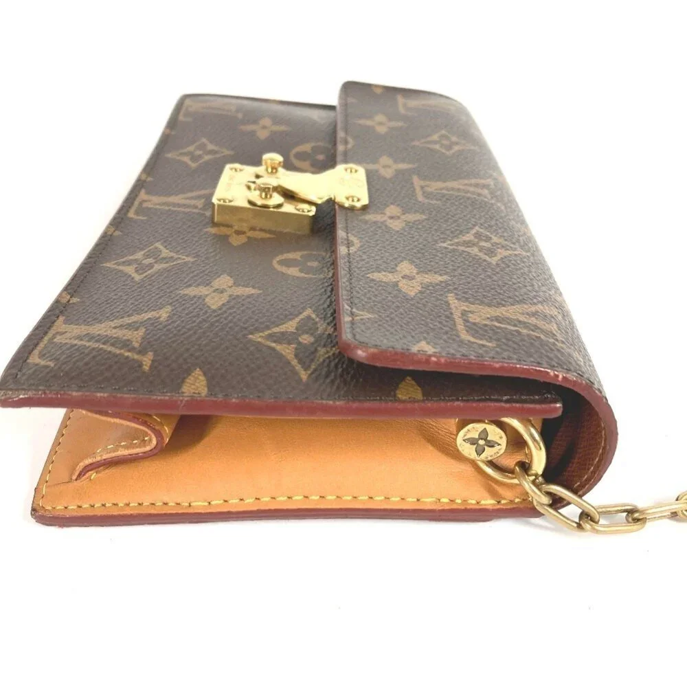 LOUIS VUITTON Brown Monogram Canvas Shoulder Bag